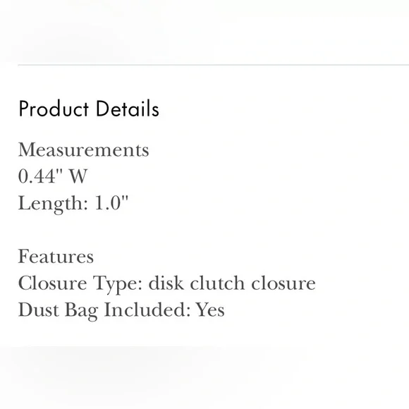 Kate Spade gold spade earrings - Picture 7 of 7